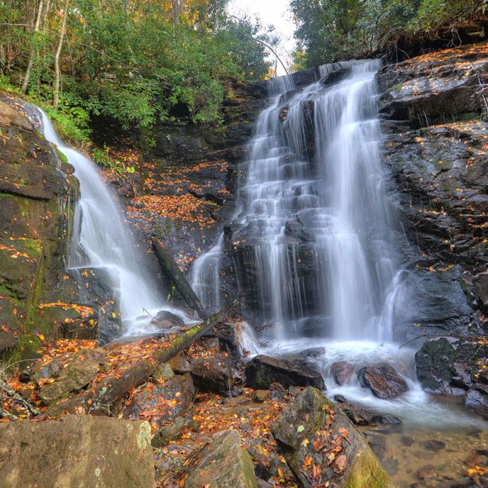 Waterfalls near Cherokee NC - Mingo Falls & Soco Falls