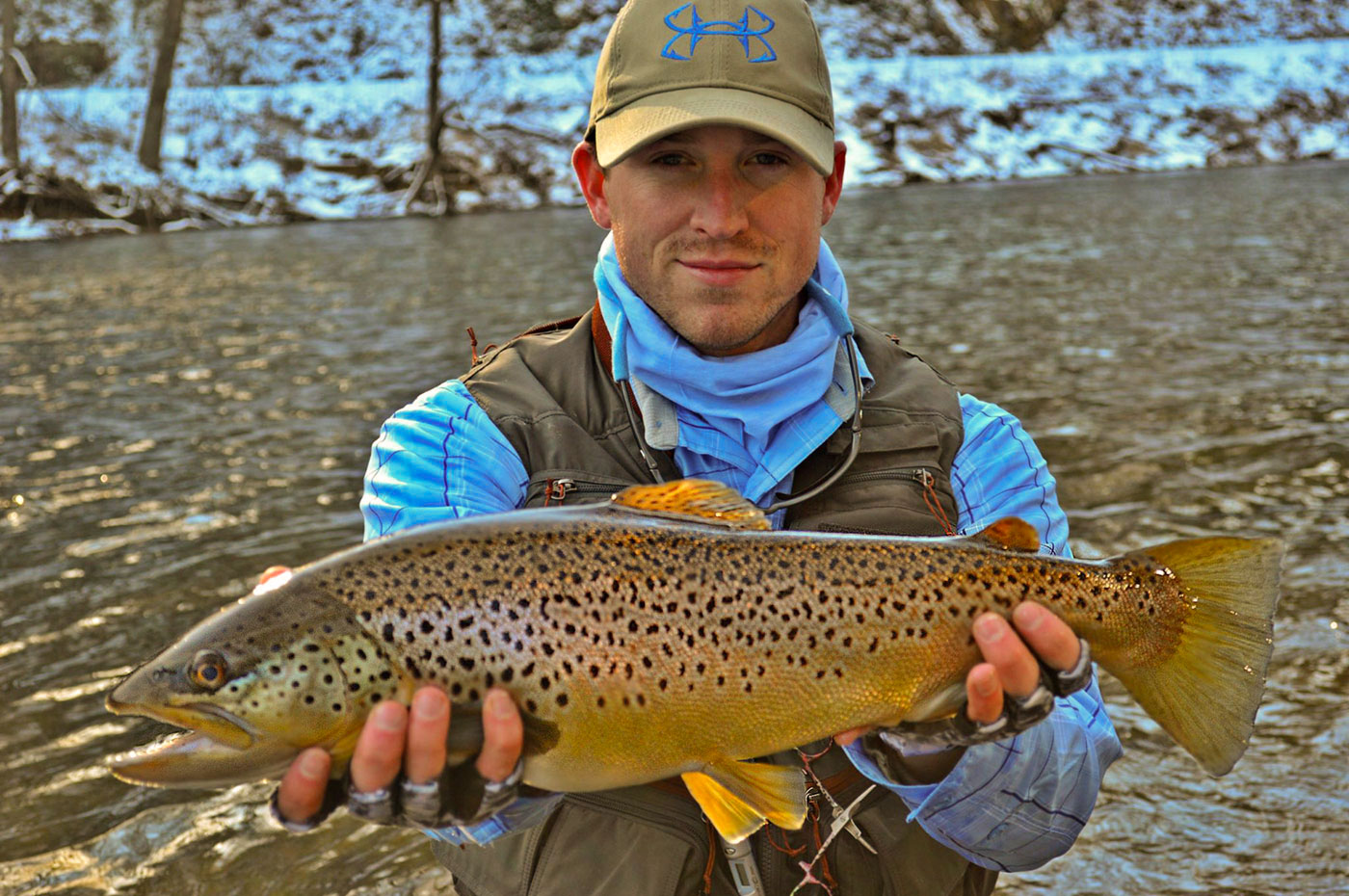 The Pleasure of Winter Trout Fishing - NC Smoky Mountains
