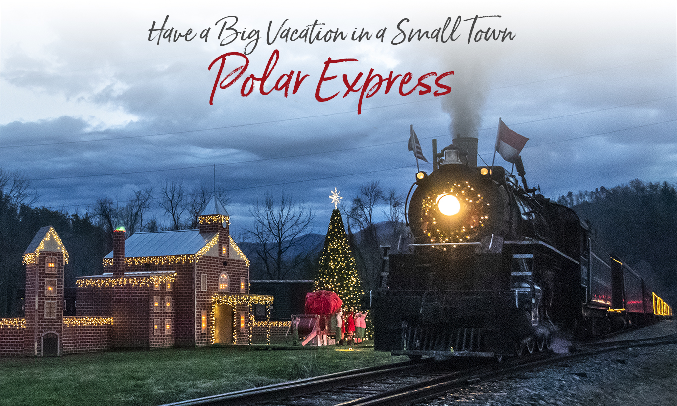 Polar Express Train Ride Bryson City NC Christmas In The Smokies 2023 